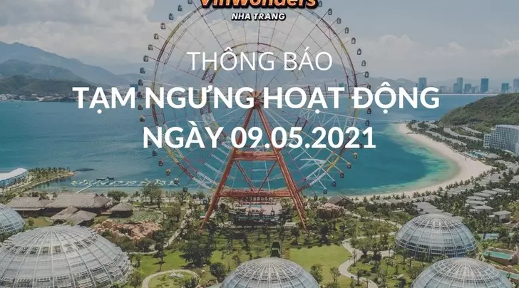 VinWonders Nha Trang tạm dừng hoạt động